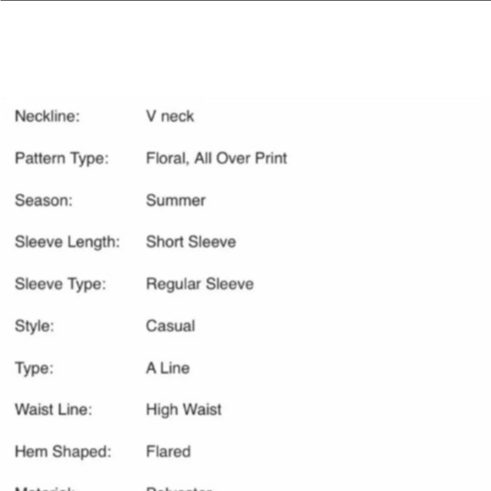 V NECK FLOWER PRINT A LINE DRESS - Picture 8 of 9